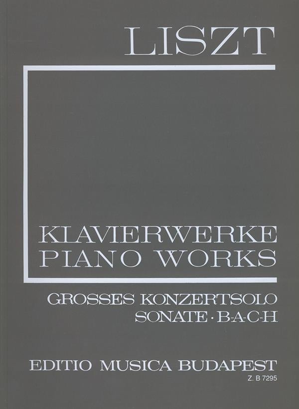 Grosses Konzertsolo, Sonate, B-A-C-H